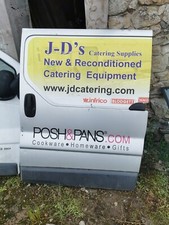 Renault Traffic, Primastar, Vivaro Sliding Door Left Side Silver 2002 To 2014 