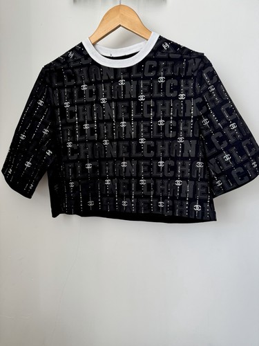 Chanel black crystal - chanel,