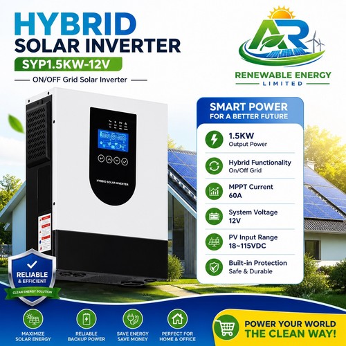Hybrid solar inverter - hybrid,