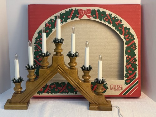 Vtg konst smide sweden wooden - konst,