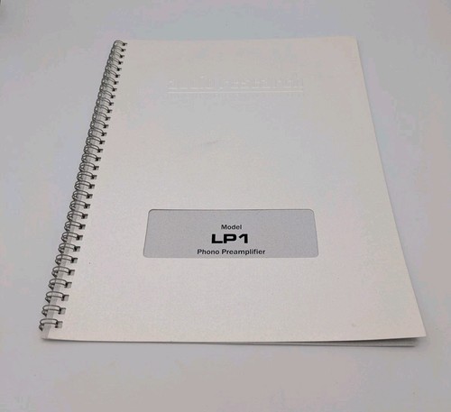 Audio research model - model, lp1