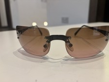 Chanel Ladies Sunglasses Pink Frameless Square