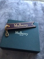 Mulberry Leather Keyring