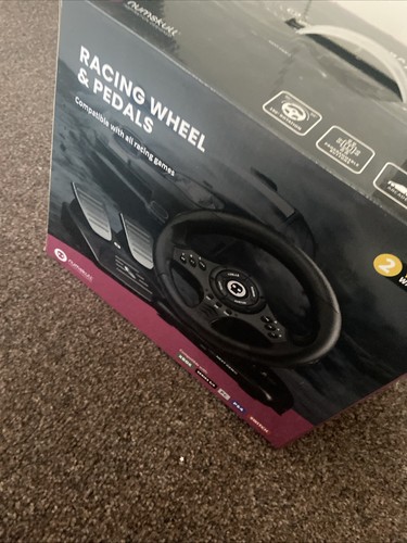 Gaming steering wheel - wheel, pedals
