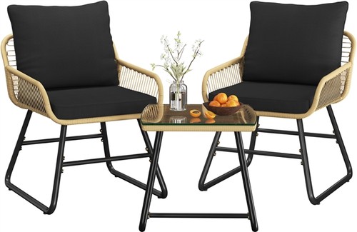 Piece patio bistro set - 3-piece,