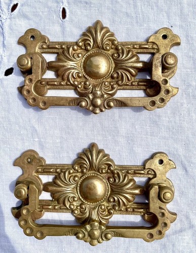 Vintage pair brass - vintage, draw