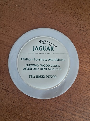 Vintage jaguar tax - disc, holder