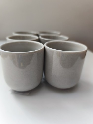 Set grey ceramic - set, 6