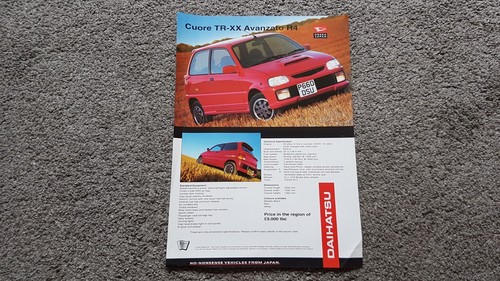Daihatsu cuore avanzato - cuore, tr-xx