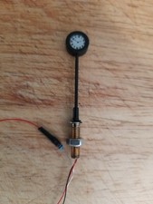 00g Station clock 3 v Led with fixing nut and resistor attached for 12 volt use