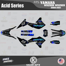 Graphics Kit for  YAMAHA WR250X WR250R (2008-2021)  Acid - BLUE-SHIFT