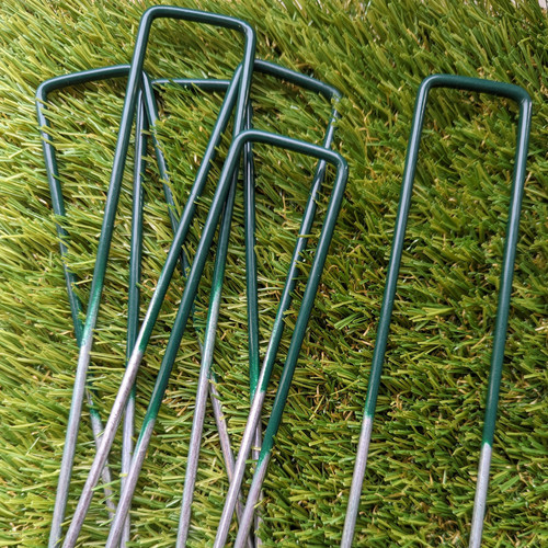 Artificial grass pins fixing - grass,