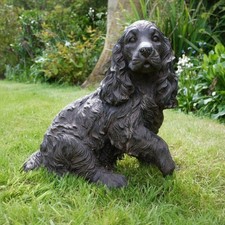 Dog Statue Cocker Spaniel Home
