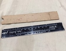 George Fischer KDM-18 Copying Lathe Slide Ruler