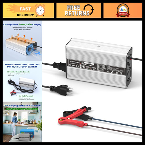 Dc battery charger - 58.4v, ac-dc