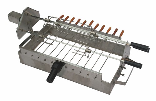 Stainless steel cypriot grill - steel,