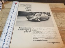 1967 SUNBEAM STILETTO  UK