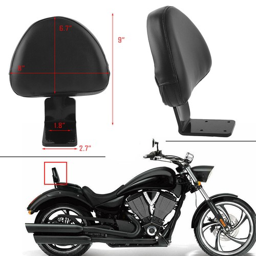 Blk rear backrest sissy bar - blk,