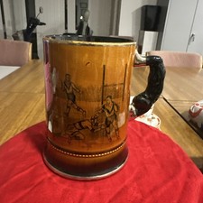 Arthur Wood Royal Bradwell Sports Series Rugby Tankard, In Good Condition.