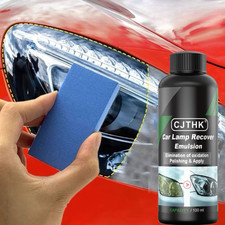 Car Headlight Restoration Polish Headlamp Scratch Remover & Oxidation Cleaner UK