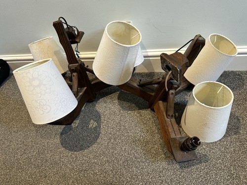 Pair vintage ceiling - of,