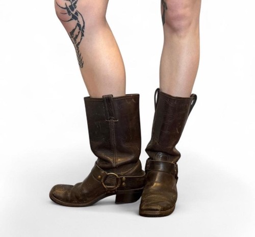 Frye harness distressed brown - harness,
