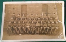 WW1 BRITISH SOLDIERS Uniform Puttees NZ Real Photo Military PC Scarborough c1914