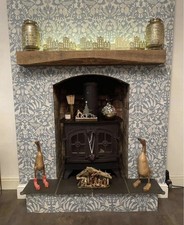 Air Dried Oak Fireplace Mantles Woodburner Log Burner