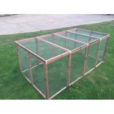 Rabbit enclosure pen Aviary Panels Run Chicken Rabbits Puppy Dogs Cats Birds