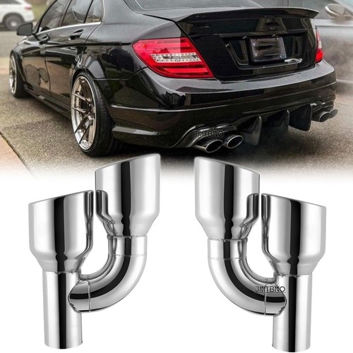 Dual 4 exhaust - 2.5", tips
