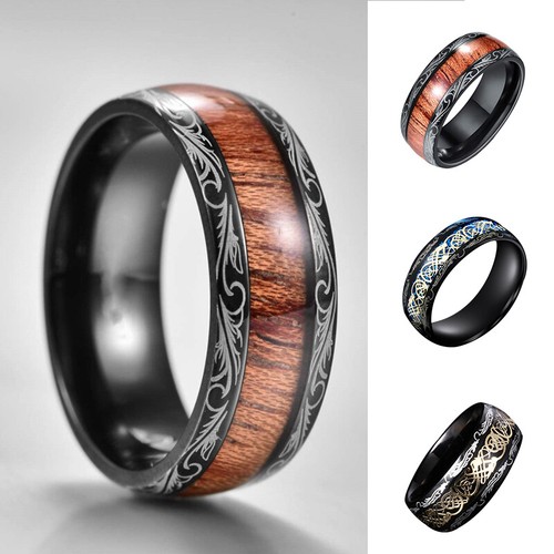 Black tungsten carbide ring - carbide,