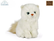 Ragdoll Kitten Sitting Plush Soft Toy Cat Teddy by Living Nature. Gift. 18cmH