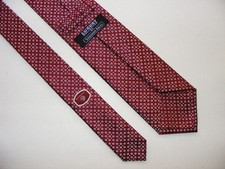 MENS STEFANO RICCI SWAROVSKI CRYSTAL 100% SILK ITALY FLORAL GEO PATTERN NECK TIE
