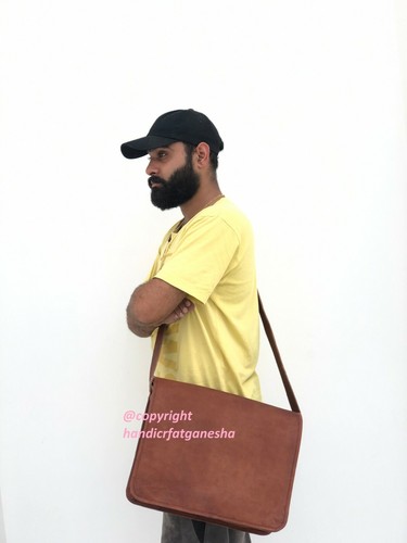 Men new leather vintage - men's,