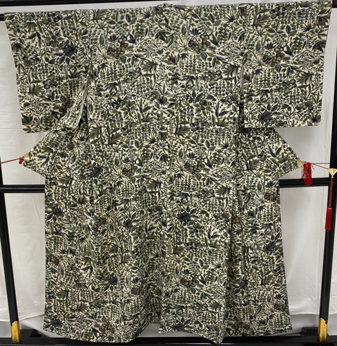 Japanese vintage kimono silk - vintage,