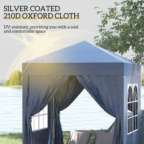Outsunny 2x2m pop - 2x2m, gazebo