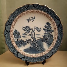 Booths Real Old Willow A8025 Blue And White Dinner Plate