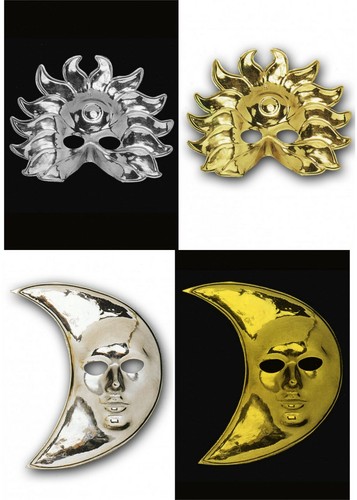 Sun moon masks - sun,