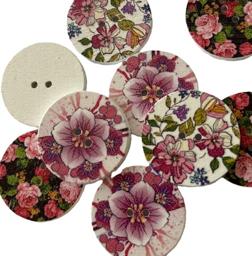 Large 25mm flat - flat, round