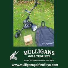 USED MOTOCADDY S3 PRO ELECTRIC GOLF TROLLEY & New lithium battery