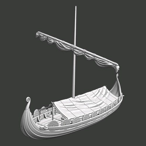 28mm medieval viking ship - viking,