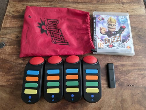 Ps3 buzz quiz with dongle - ps3,