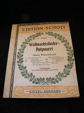 " Partition Weinachtslieder Potpourri Schott 07543 Music Sheet "