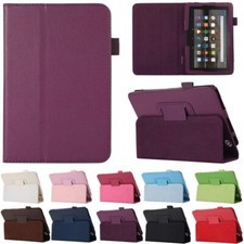 For 7" Amazon Kindle Fire 7 2022 12th Gen Tablet Flip Leather Stand Case Cover