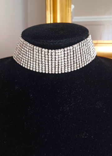 Strand clear rhinestone - 10,