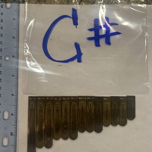 Antique brass reed from - brass, a