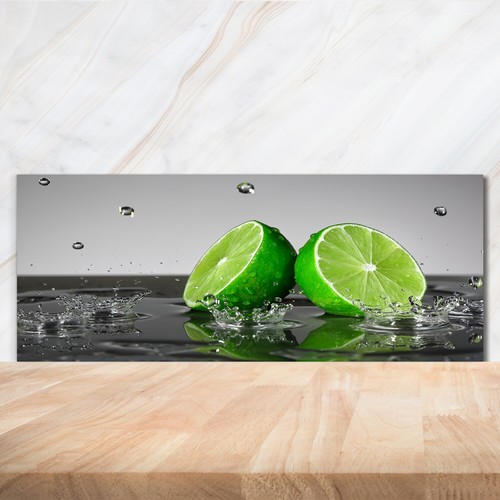 Kitchen glass splashback - glass,