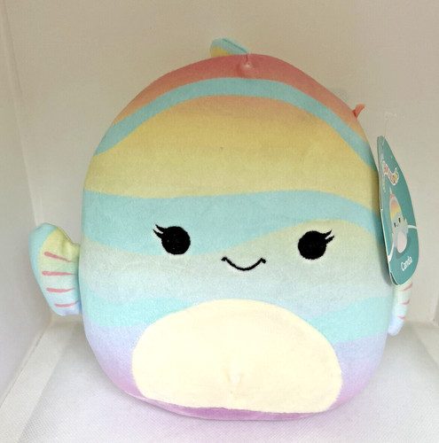 Rainbow fish squishmallow - rainbow,