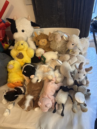 Farm animals bundle plush soft - farm,