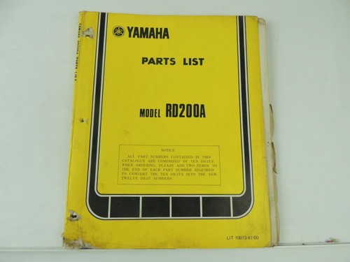 Yamaha rd200a factory - rd200a, dealer